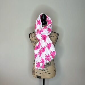 GAP Pink Elephant scarf